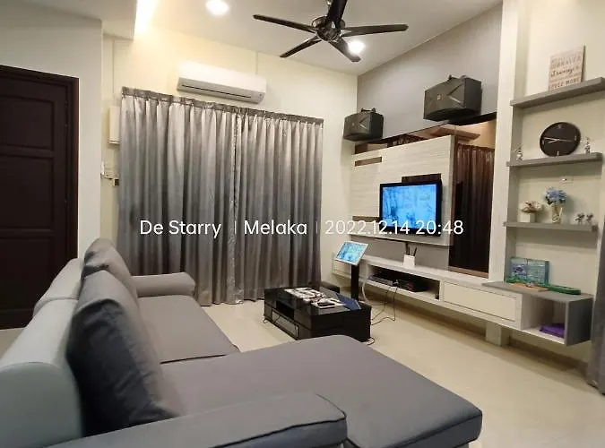 Melaka Homestay With Pool 4Br Semi-D,Bbq,Ktv,Billiard 15Pax Destarryvilla