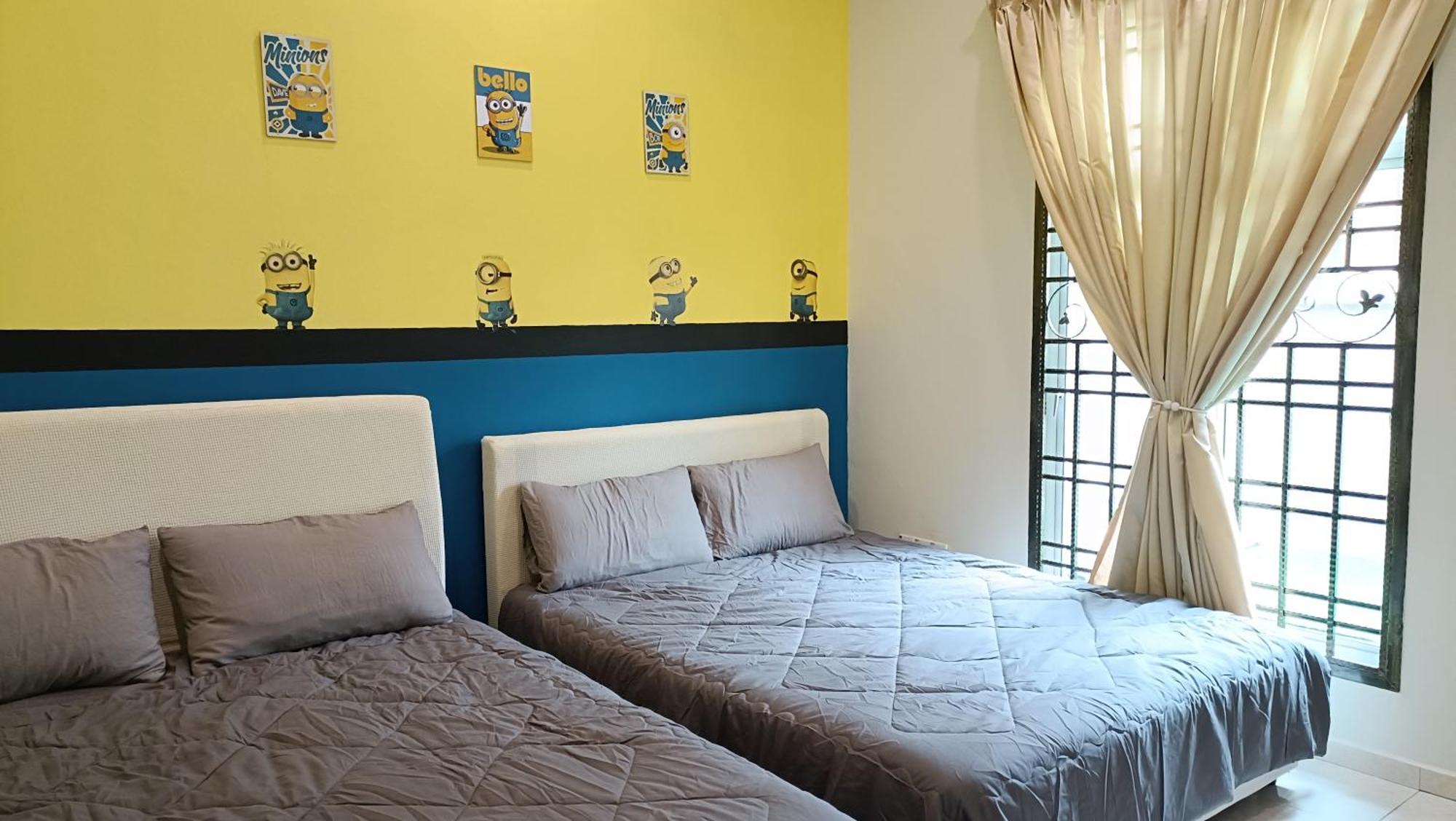 With Pool 4br Semi-d,bbq,ktv,billiard 15pax Destarryvilla *
